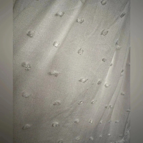 Aeropostale white textured dot dress with scoop neck NWOT - Picture 7 of 9